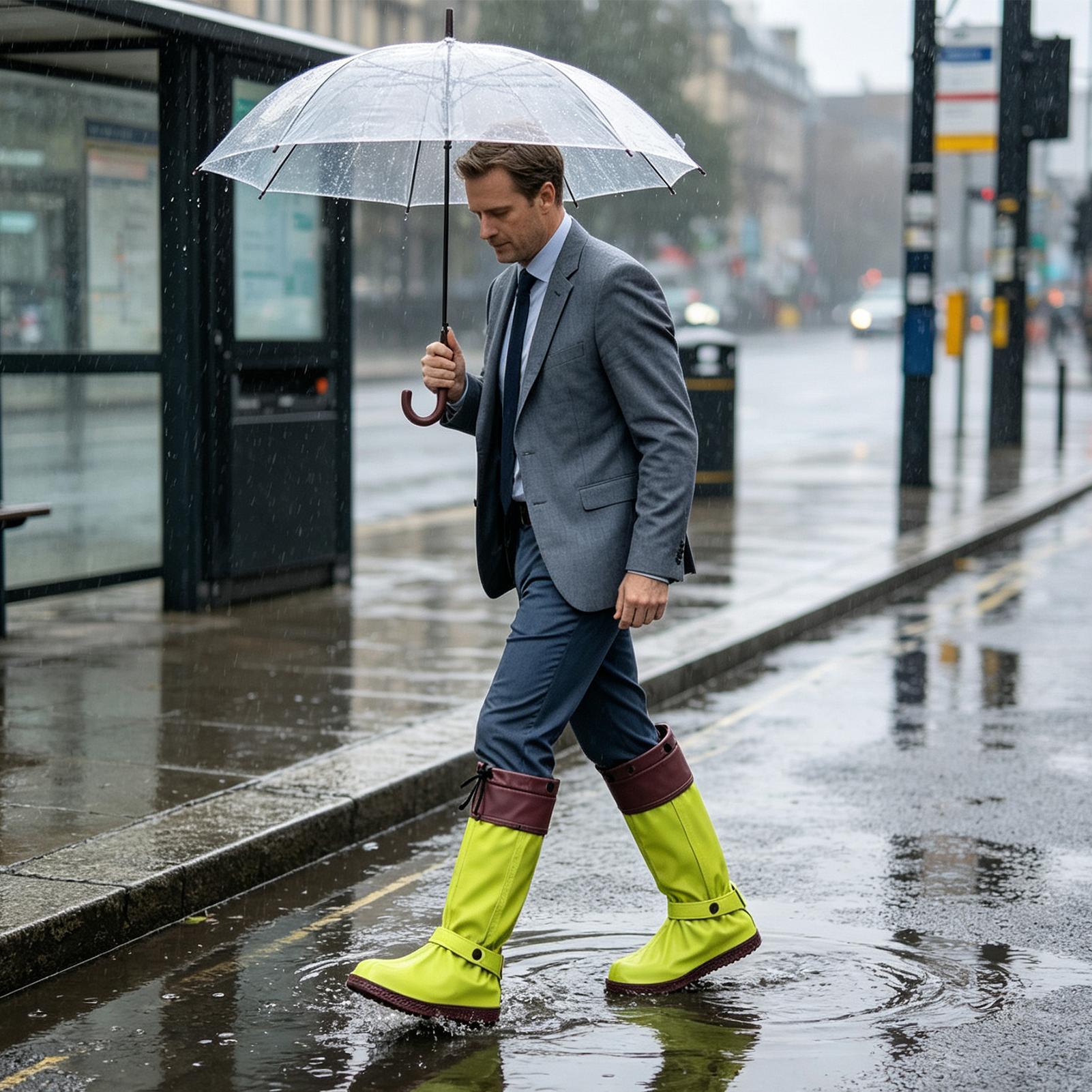 Rain Shoe Covers Zipper Reusab - огляд і ціна Cycling Commute Shoes