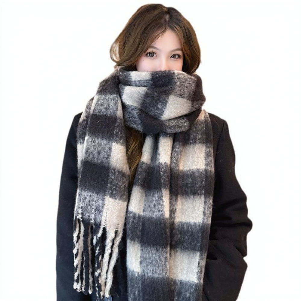 Cozy Winter Scarf Knitted Plai - огляд і ціна Cycling Commute Essentials